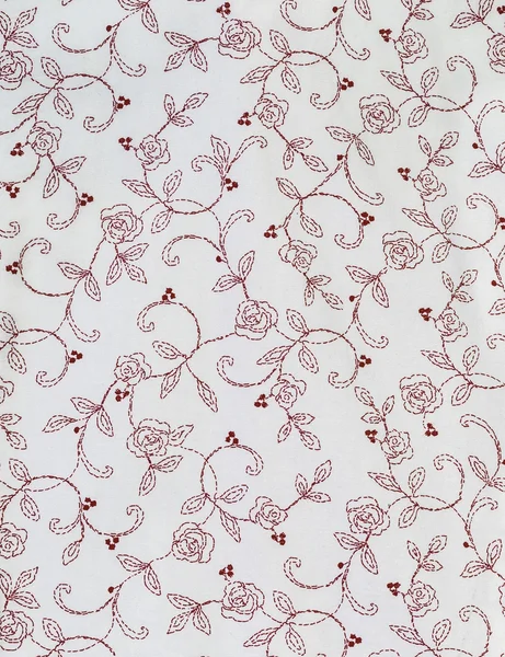 Rose flowers and leaf pattern