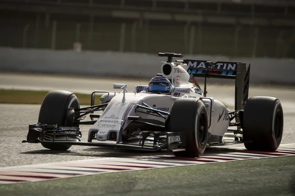 Driver Valtteri Bottas.  Team Williams Martini