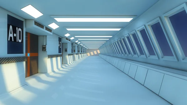 Futuristic interior