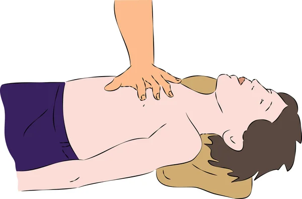 First aid - SPR heart massage for child