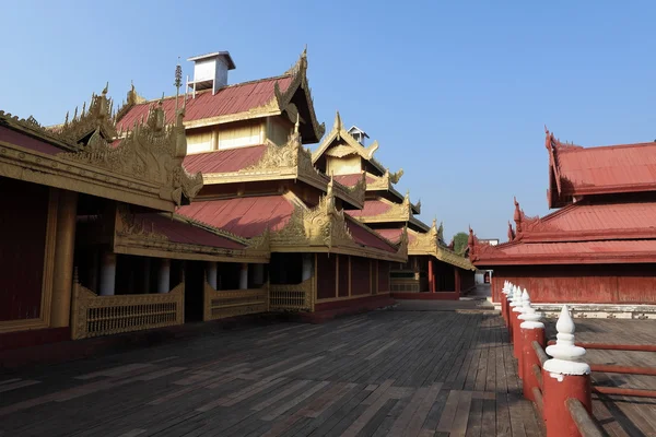 The Royal Palace of Mandalay in Myanmar
