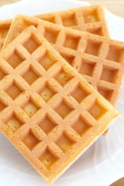 Delicious sweet waffle