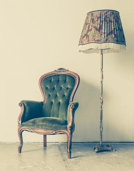 Antique chair with high nightlight