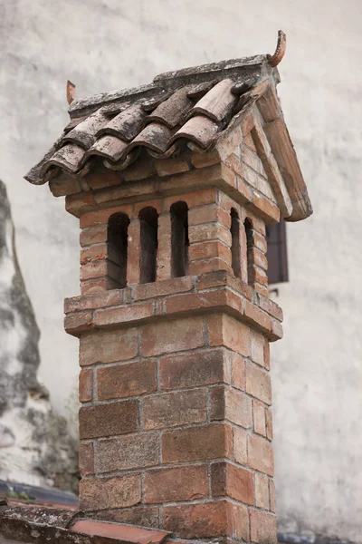 Old fireplace on the roof
