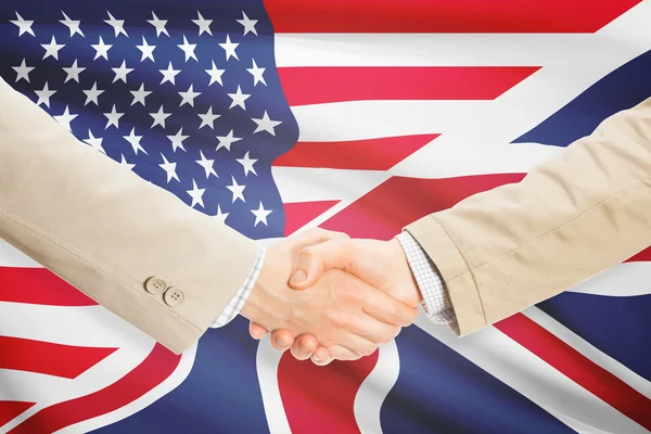 Businessmen handshake - United States and United Kingdom