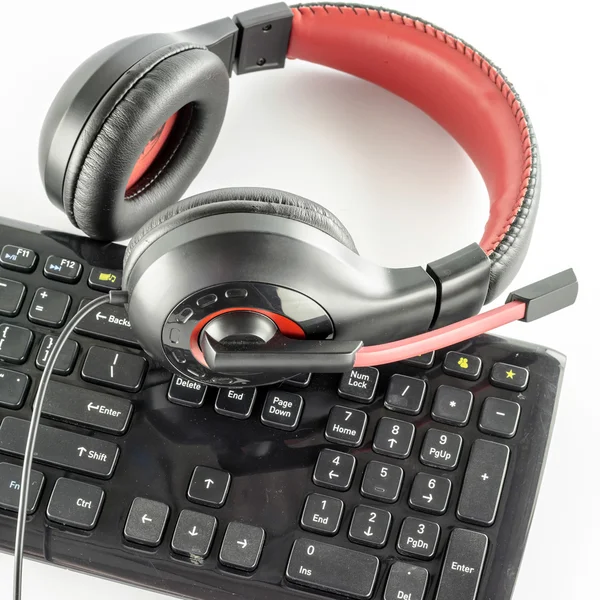 Keyboard computer and headphone