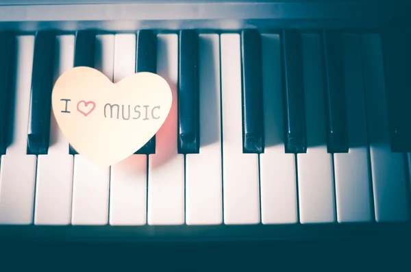 Piano and heart