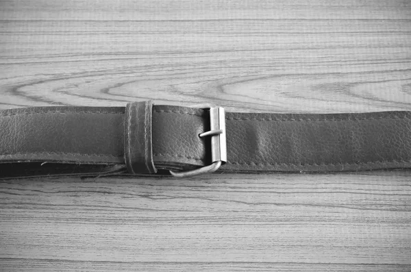 Leather strap black and white color tone style