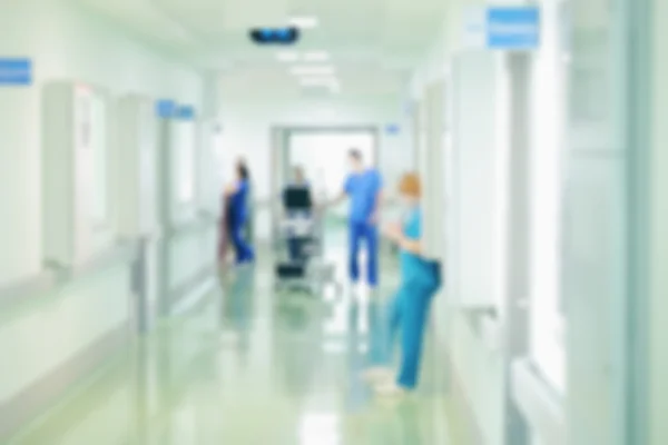 Hospital weekdays life, unfocused background