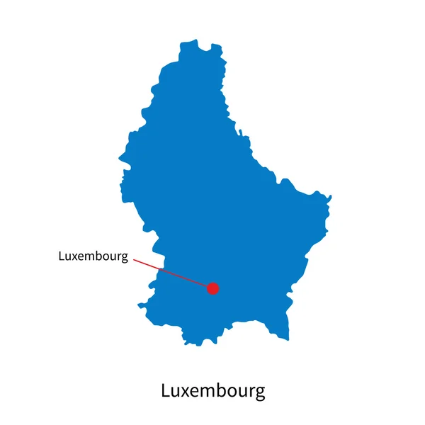 Vector map Luxembourg Admin