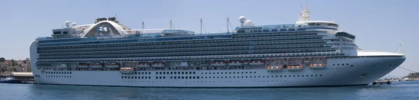 KUSADASI TURKEY 22ND JULY 2015. Emerald Princess part of the Princess Cruises fleet docked in Kusadasi Turkey