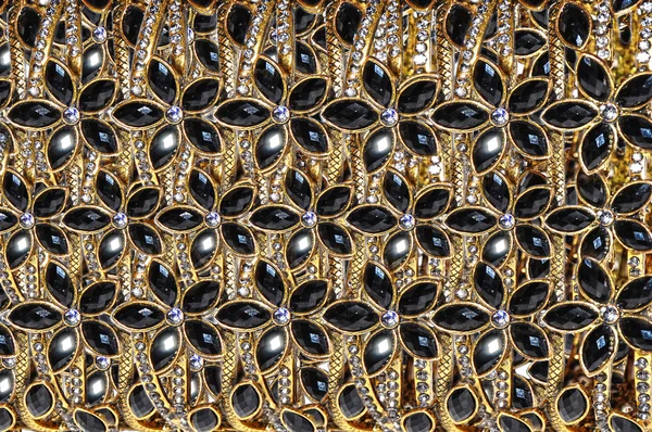 Metallic background of jewels