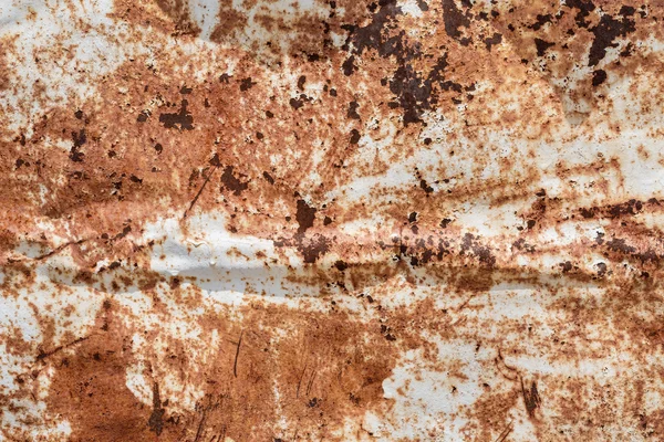 Rusty white metal surface