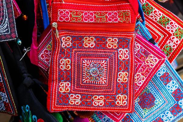 Texture of asian vintage bag