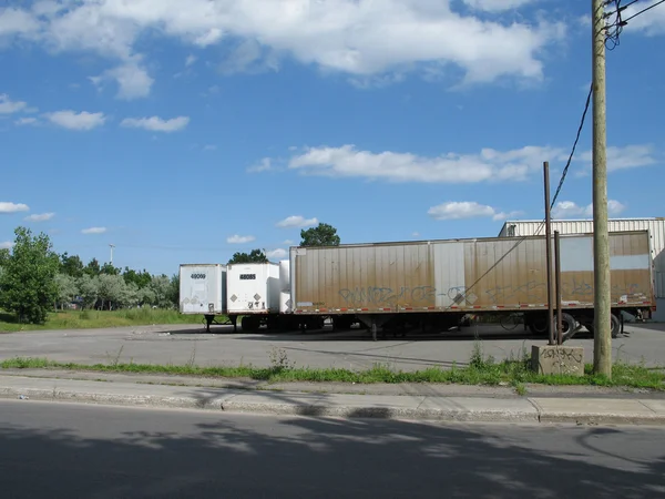 Tractor Trailers Parked