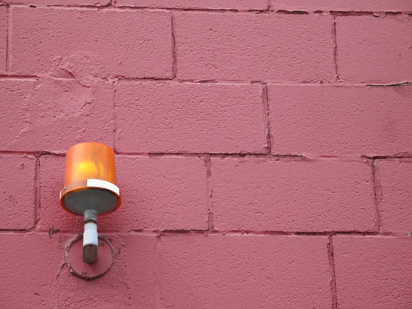 Pink Wall Warning Light