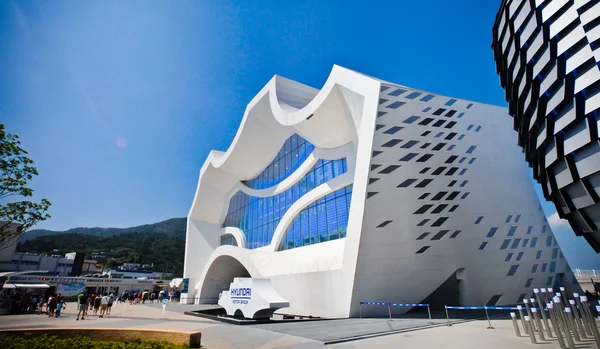 EXPO 2012 Yeosu, South Korea. International exhibition near the sea coast