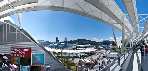 EXPO 2012 Yeosu, South Korea. International exhibition near the sea coast