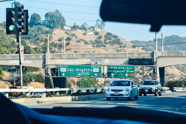 LOS ANGELES - CIRCA 2011: highway in Los Angeles, California, USA circa summer 2011.