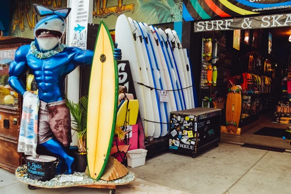LOS ANGELES - CIRCA 2011: shop with surfing goods at Venice Beach in Los Angeles, California, USA circa summer 2011.