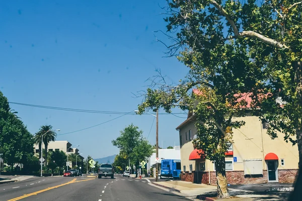 NORTHERN CALIFORNIA, USA - CIRCA 2011: streets and buildings in a small town in Northern California, USA circa summer 2011.