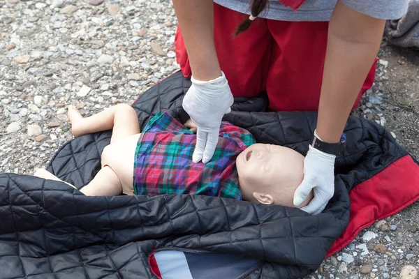 Infant dummy first aid