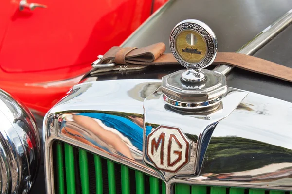 TISNOV, CZECH REPUBLIC - SEPTEMBER 3, 2016: The traditional meeting of fans of vintage cars and motorbikes. Model \