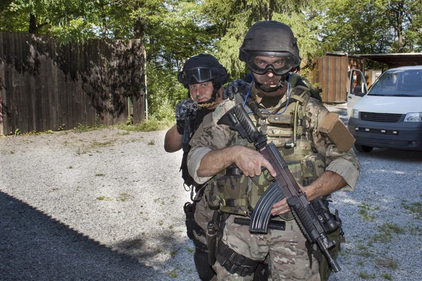 Special anti-terrorist squad, coached at the shooting range