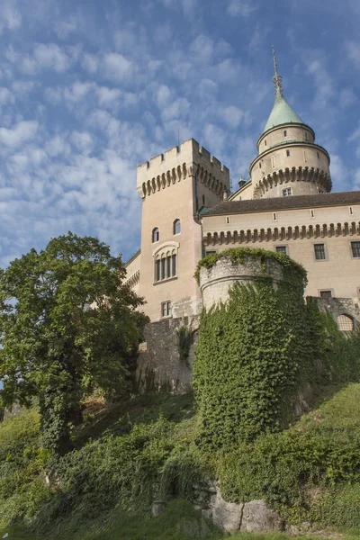 Historic castle Bojnice in the Slovak Republic. View of an old castle built in the 12th century.