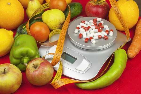 Weight of food, preparing food while dieting. Fruits and vegetables in the preparation of dietary supplements. Food supplements. Medications for weight loss.