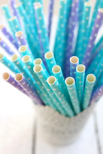 Colorful drinking straw