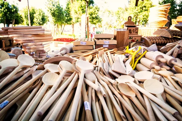 METKOVIC, CROATIA - JULY 20: Household accessories on sale at the fair in Metkovic, Croatia on July 20, 2011.