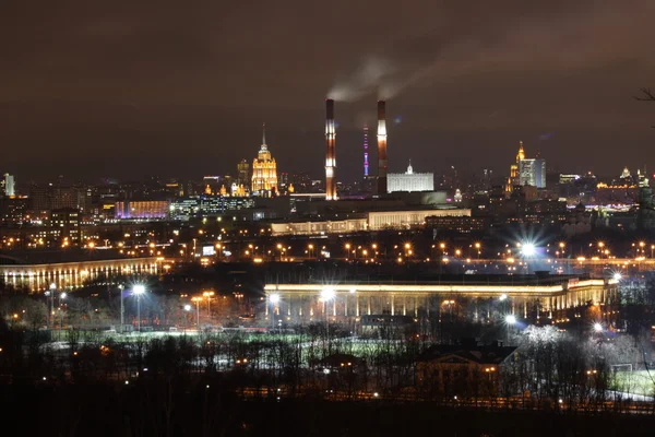 February Moscow night