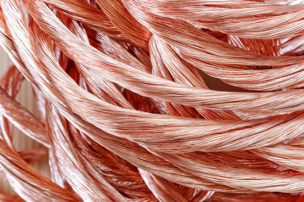 Copper wire close-up
