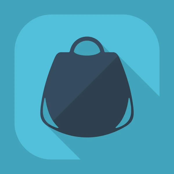 Flat icon: handbag