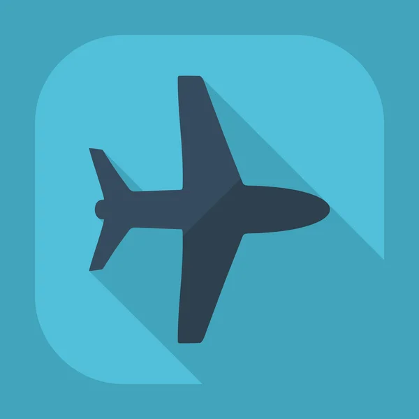 Flat icon: aircraft