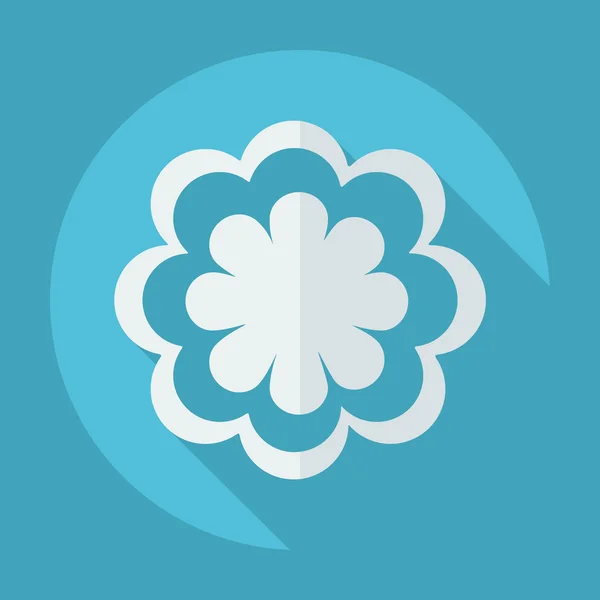 Flat icon: flower