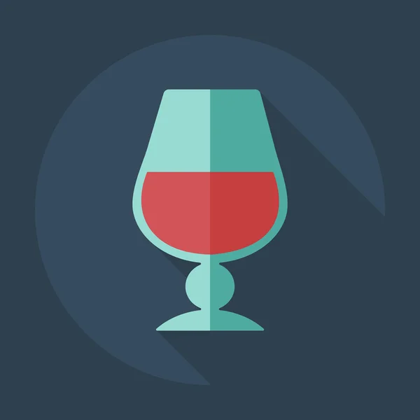 Flat modern design with shadow icons beverage