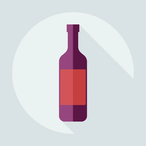 Flat modern design with shadow icons beverage