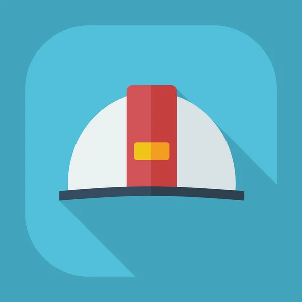 Flat modern design with shadow icons hard hat
