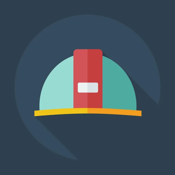 Flat modern design with shadow icons hard hat
