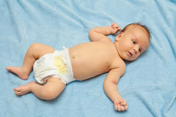 Baby with towel