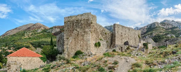 Town walls within ruins of Old Bar fortress