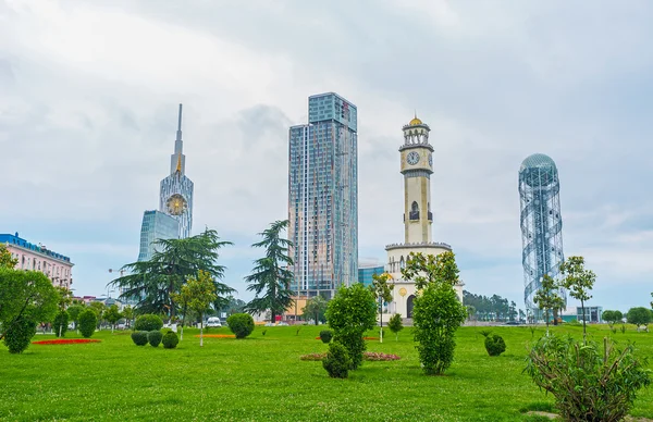 The modern architecture in Batumi