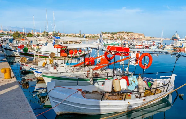 The fishing boats in new port