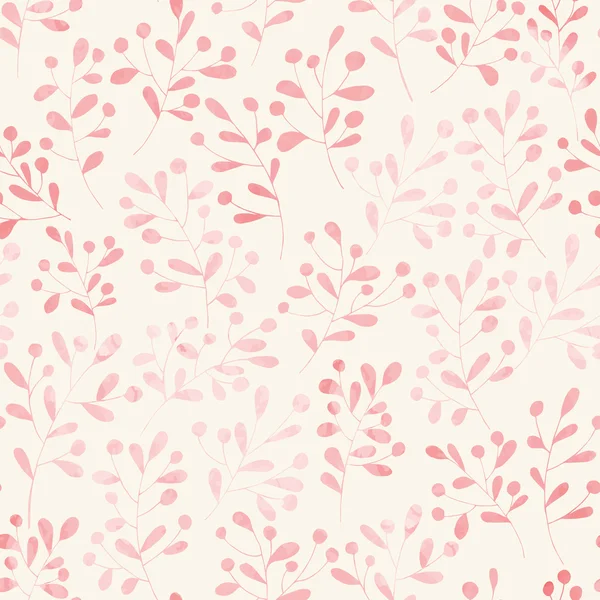 Seamless pattern with watercolor flowers