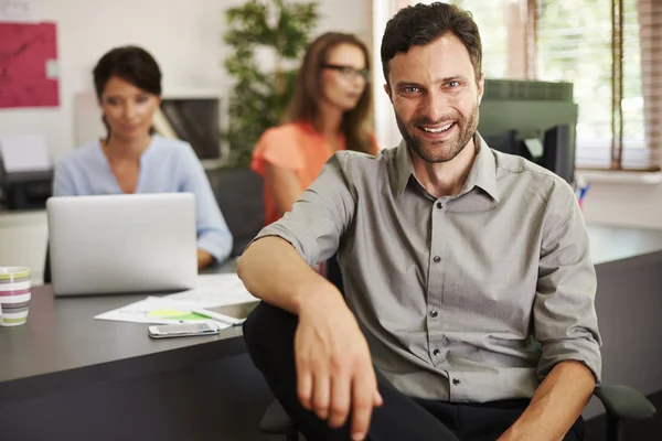 Business people working in office