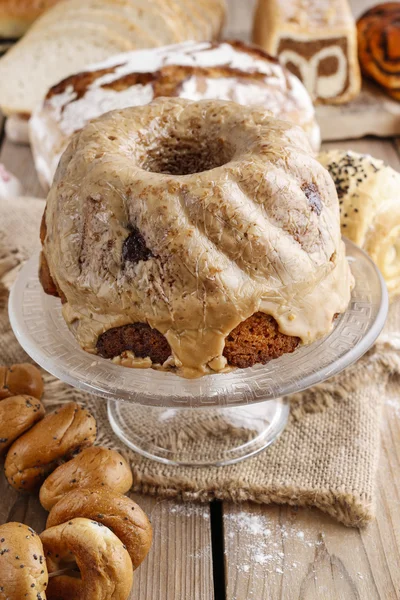 Babka - traditional easter yeast cake,