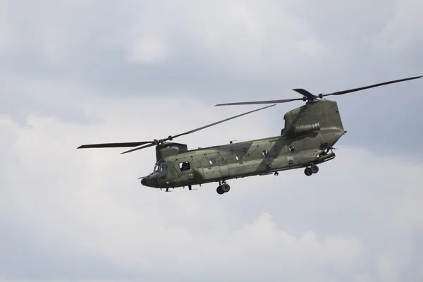 Chinook helicopter in action