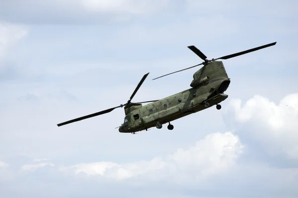 Chinook helicopter in action